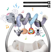 MONSTIME Musical Car Seat Toys Newborn Toys Stroller